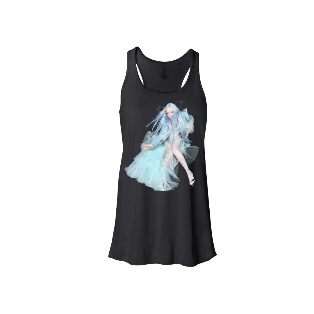 Shattered Photo Flowy Tour Tank