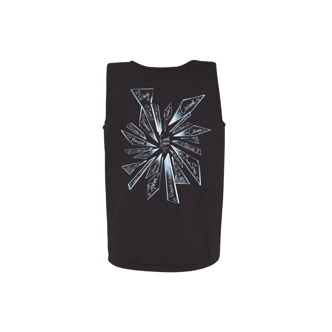 Shattered Photo Unisex Tour Tank
