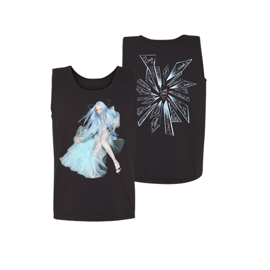Shattered Photo Unisex Tour Tank
