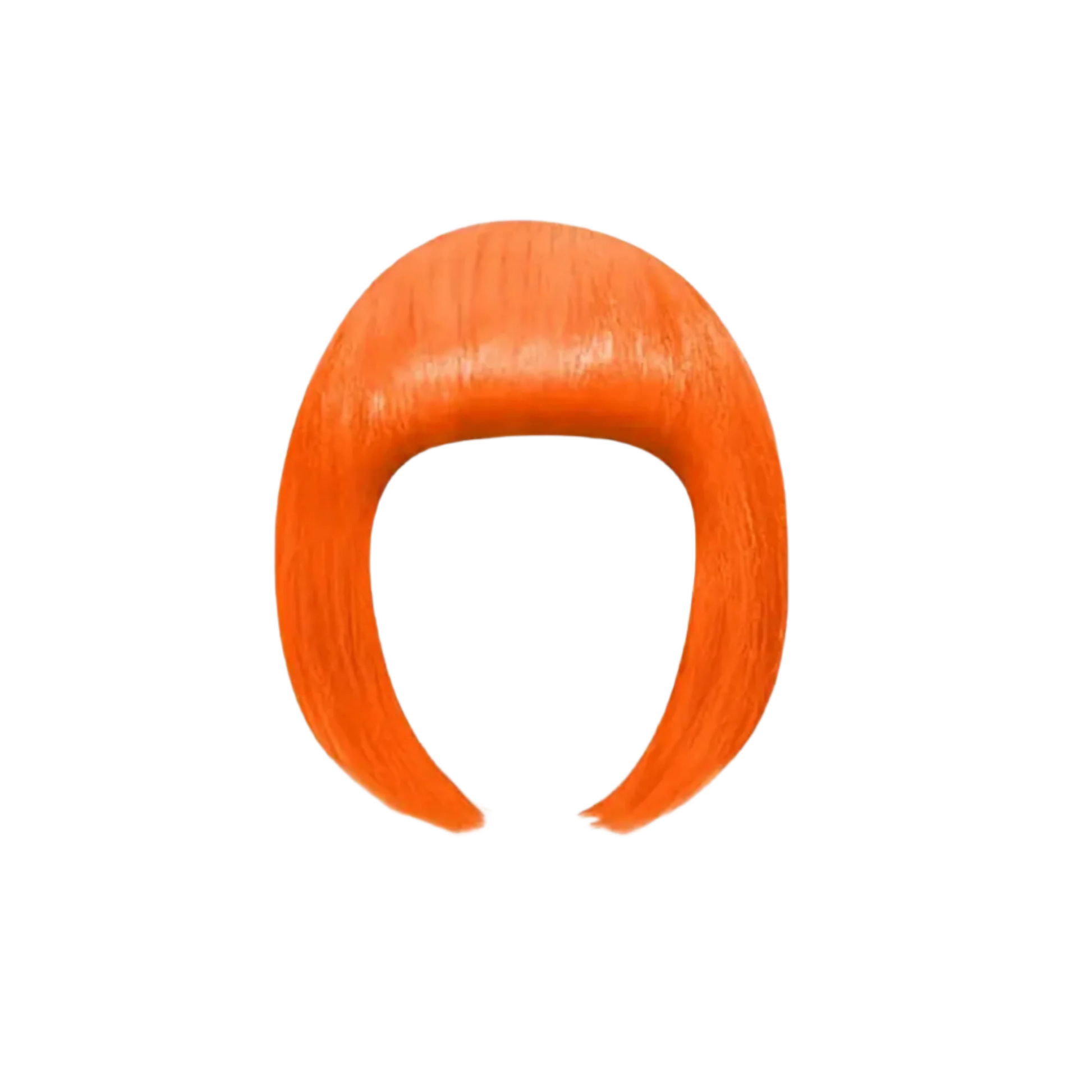 Orange and white wig online