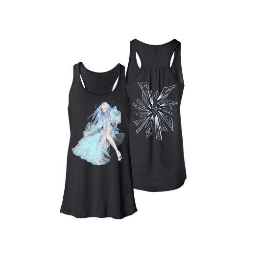 Shattered Photo Flowy Tour Tank