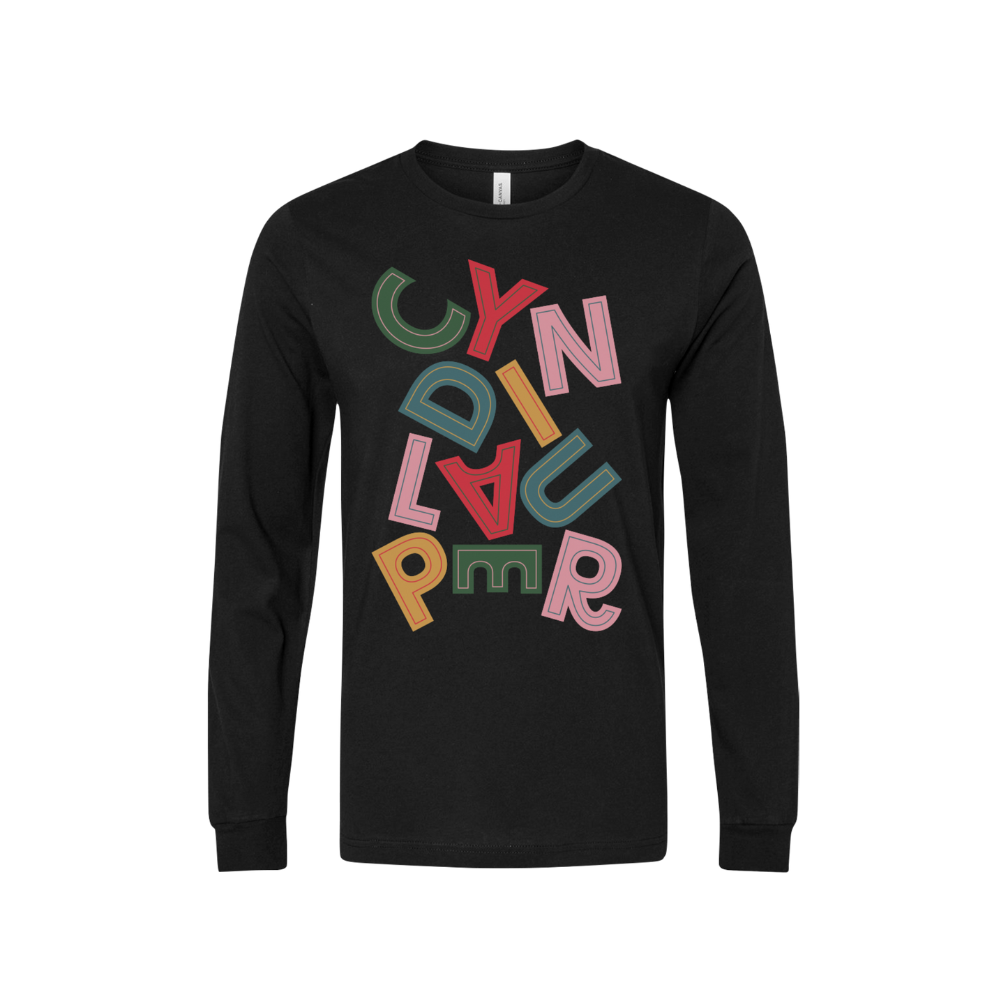 Jumbled Name Long Sleeve T-Shirt