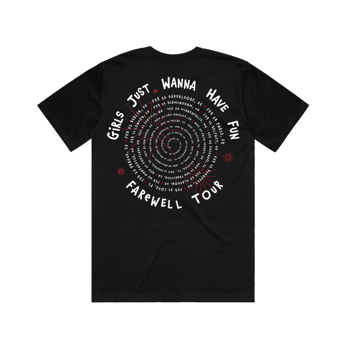 シンディローパーfarewell tour JPN SPIRAL Tシャツ シンディローパーfarewell tour JPN SPIRAL Tシャツ