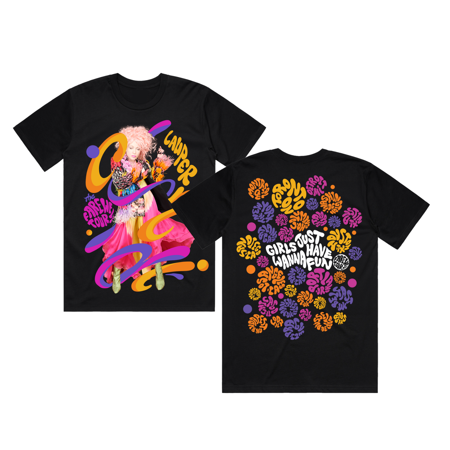 Colorful Swirl Tour T-Shirt