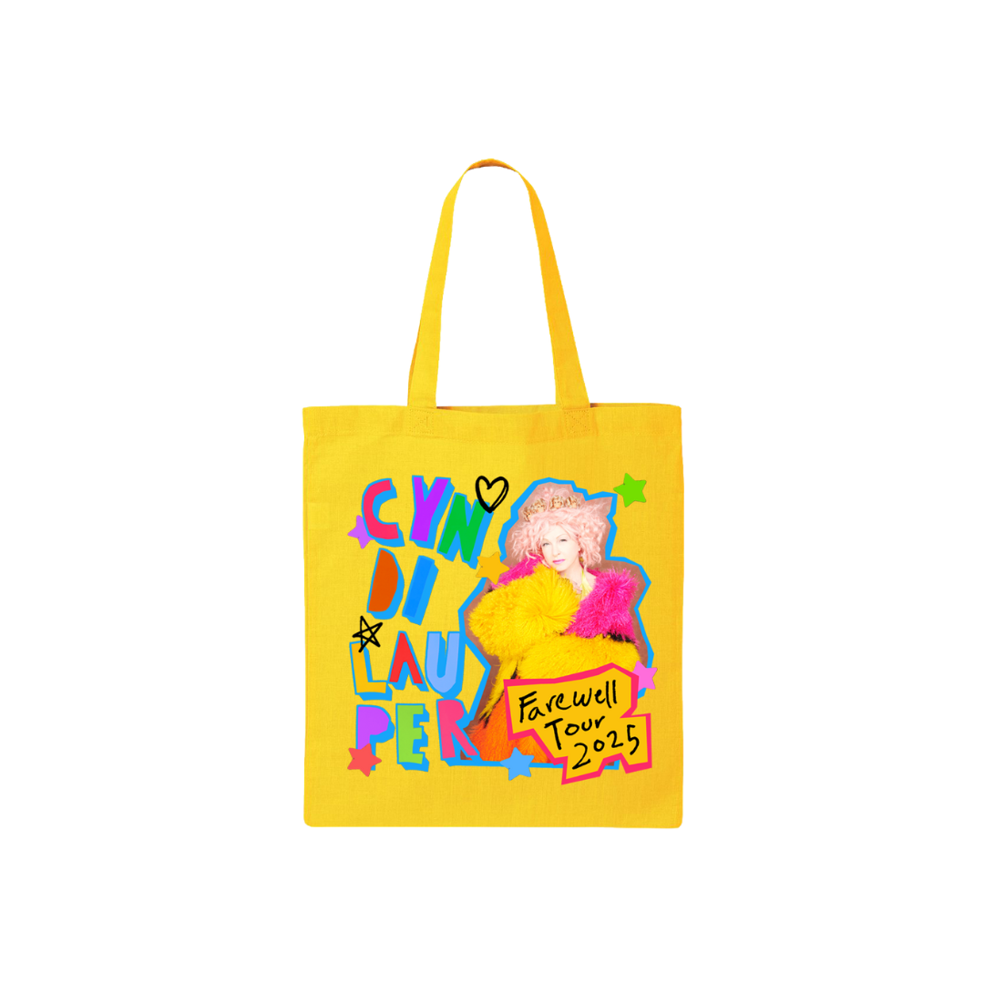Yellow Farewell Photo Tote