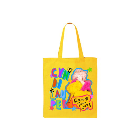 Yellow Farewell Photo Tote